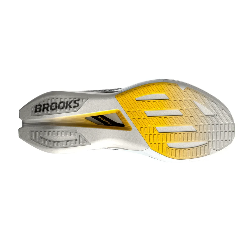 Brooks Hyperion Elite 6, Laufschuhe, Unisex, Vaporous Grey/Yellow/Black