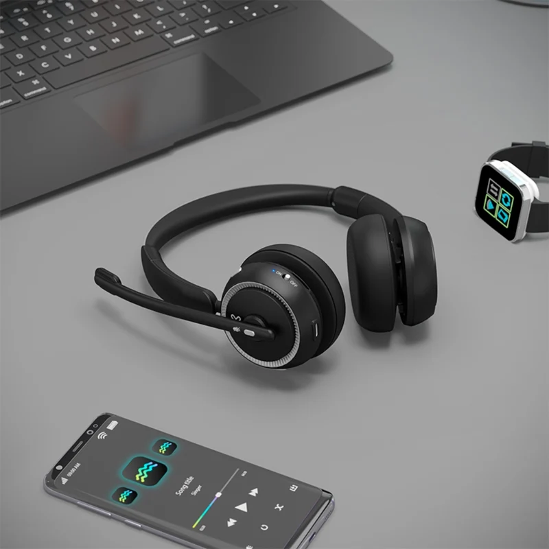 Klip Xtreme Audífonos Inalámbricos de Diadema DuoCom, KCH-910