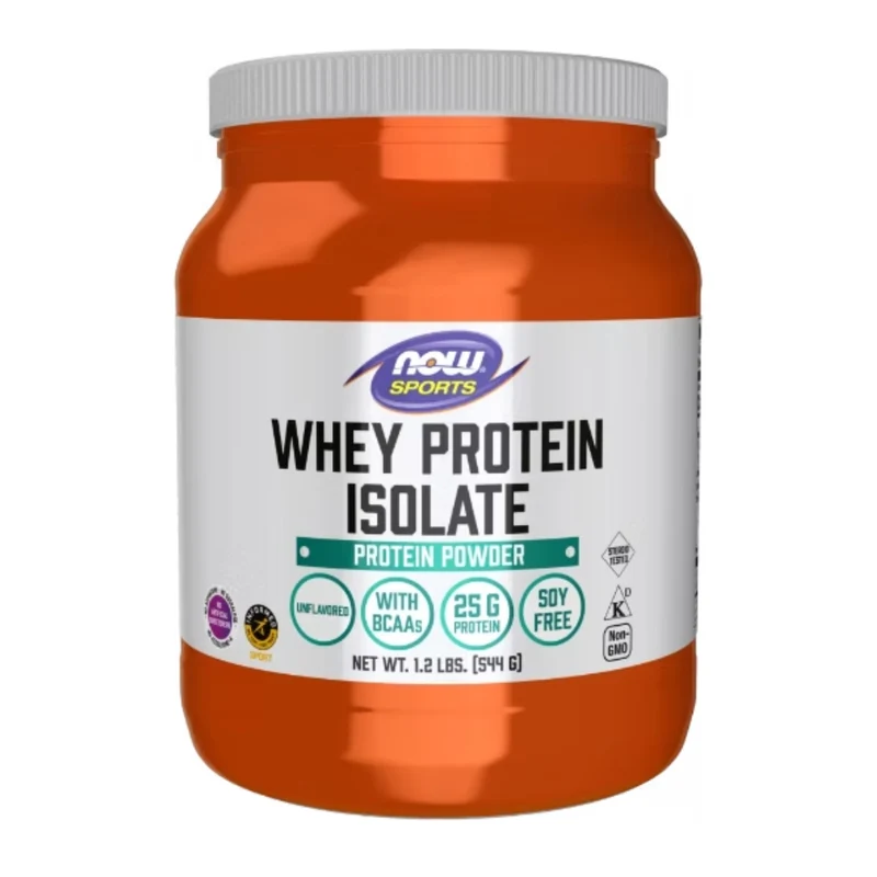 Now Sport Suplemento Deportivo Whey Protein Isolate Pure Unflavored en Polvo