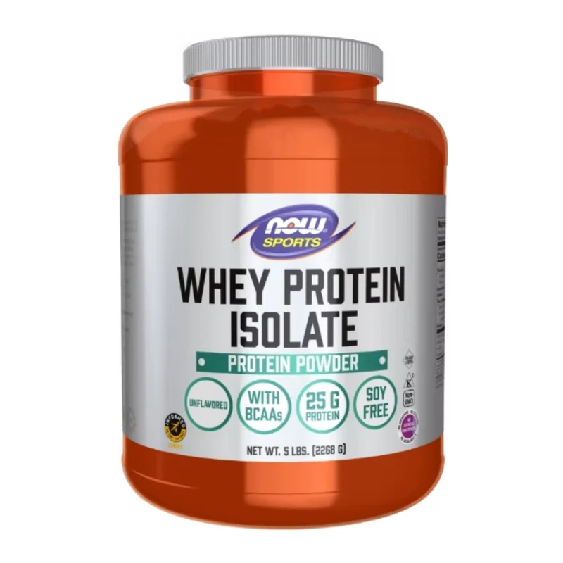 Now Sport Suplemento Deportivo Whey Protein Isolate Pure Unflavored en Polvo