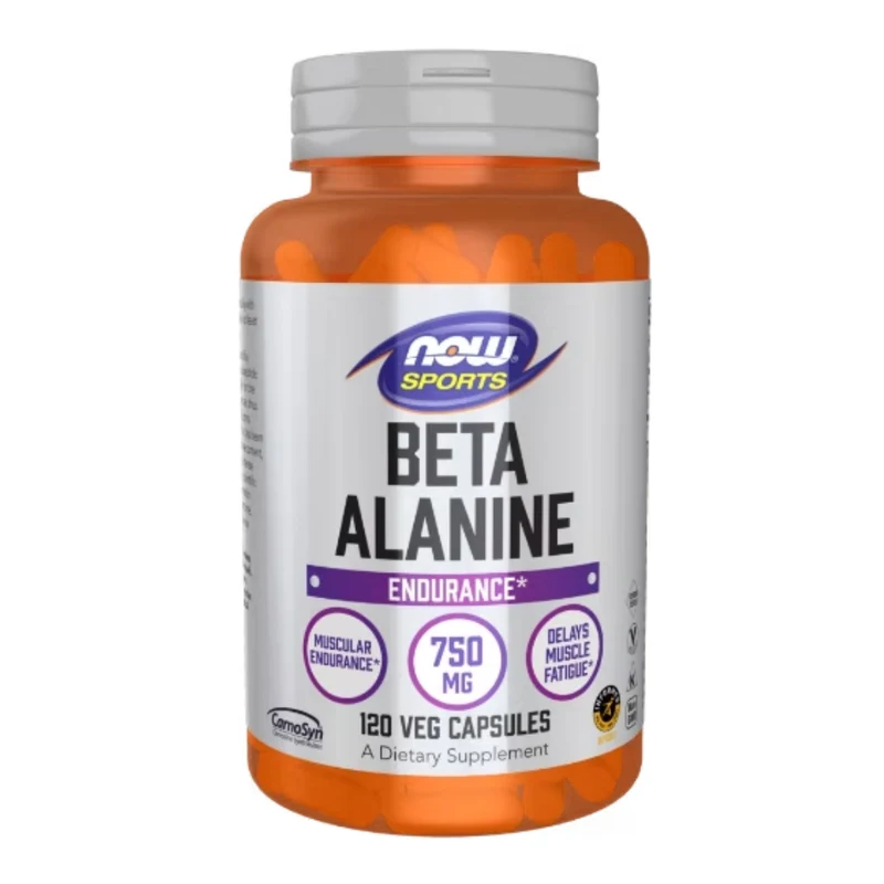 Now Sport Suplemento Deportivo Beta Alanine 750MG Vegetal, 120 Cápsulas