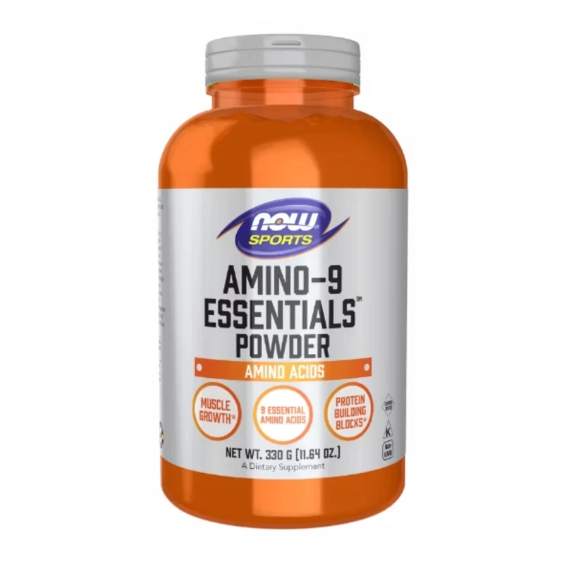 Now Sport Suplemento Deportivo Amino-9 Essentials en Polvo, 330 g