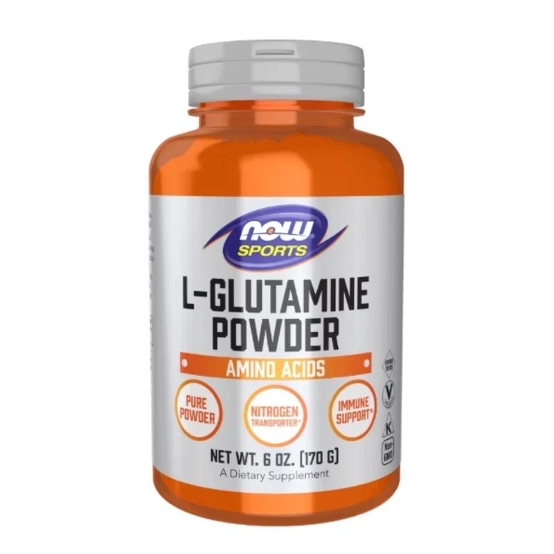 Now Sport Suplemento Deportivo L-Glutamine en Polvo, 170 g