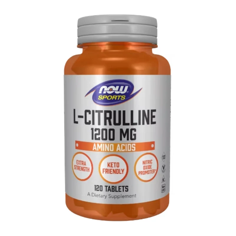 Now Sport Suplemento Deportivo L-Citrulline 1200MG, 120 Tabletas