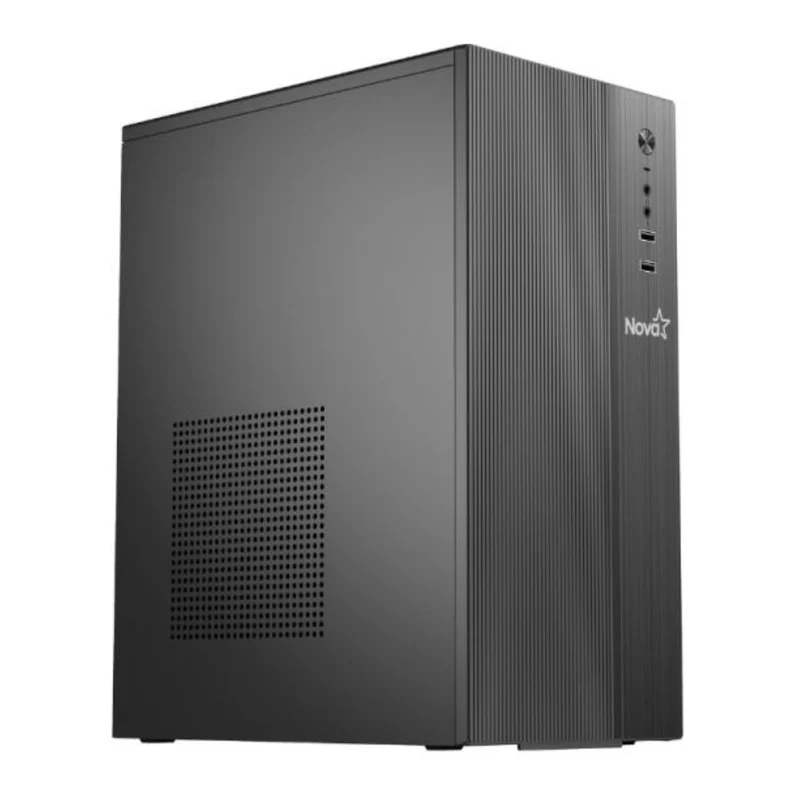 Nova Case Mini Torre Micro-ATX/ATX para PC con Fuente de Poder 200 W, E010-169