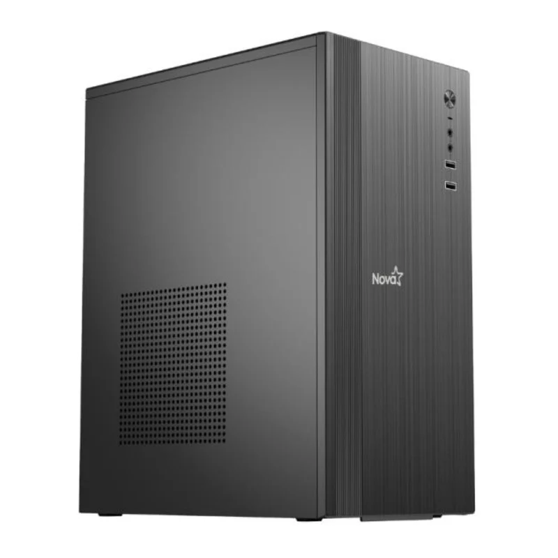 Nova Case Mini Torre para PC Micro-ATX / ATX con Fuente de Poder 600 W, E010-170