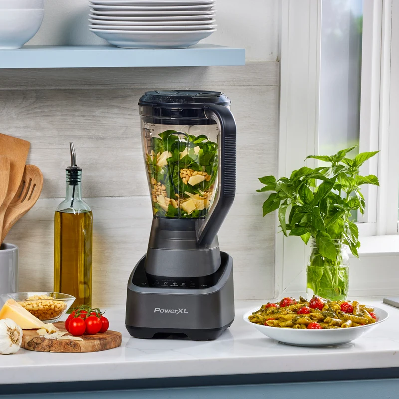 Power XL Licuadora y Procesador de Alimentos Sensimax con Jarra de Plástico 2 Litros, BL7019-2MPLA
