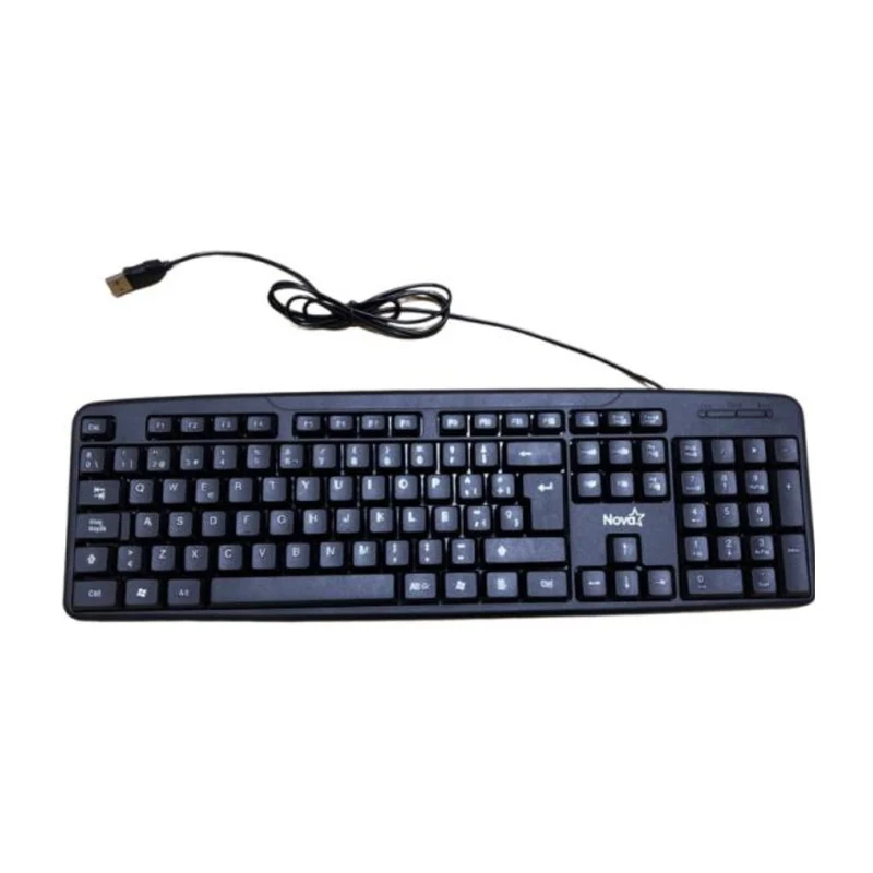 Nova Teclado Alámbrico USB en Español, KB3802U0001C