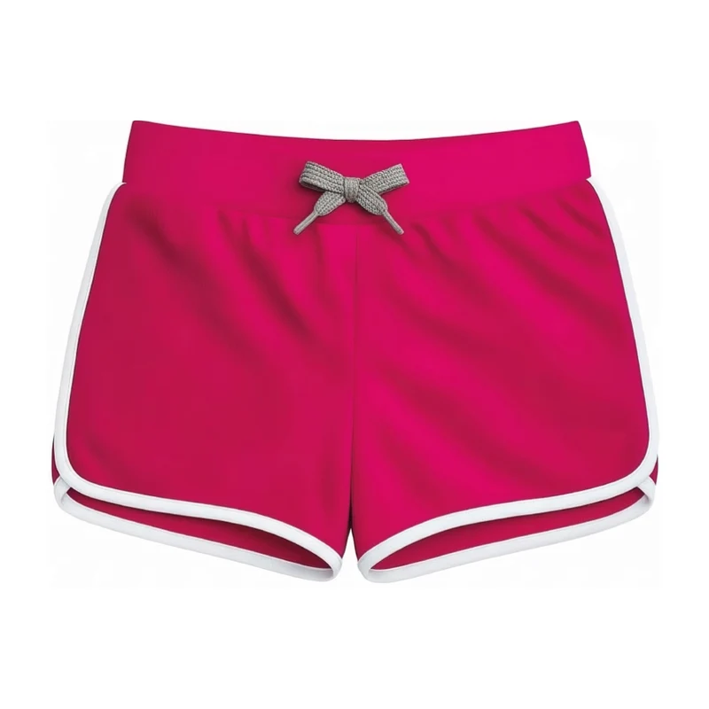 Everlast Short Deportivo Rosa/Blanco, para Niña