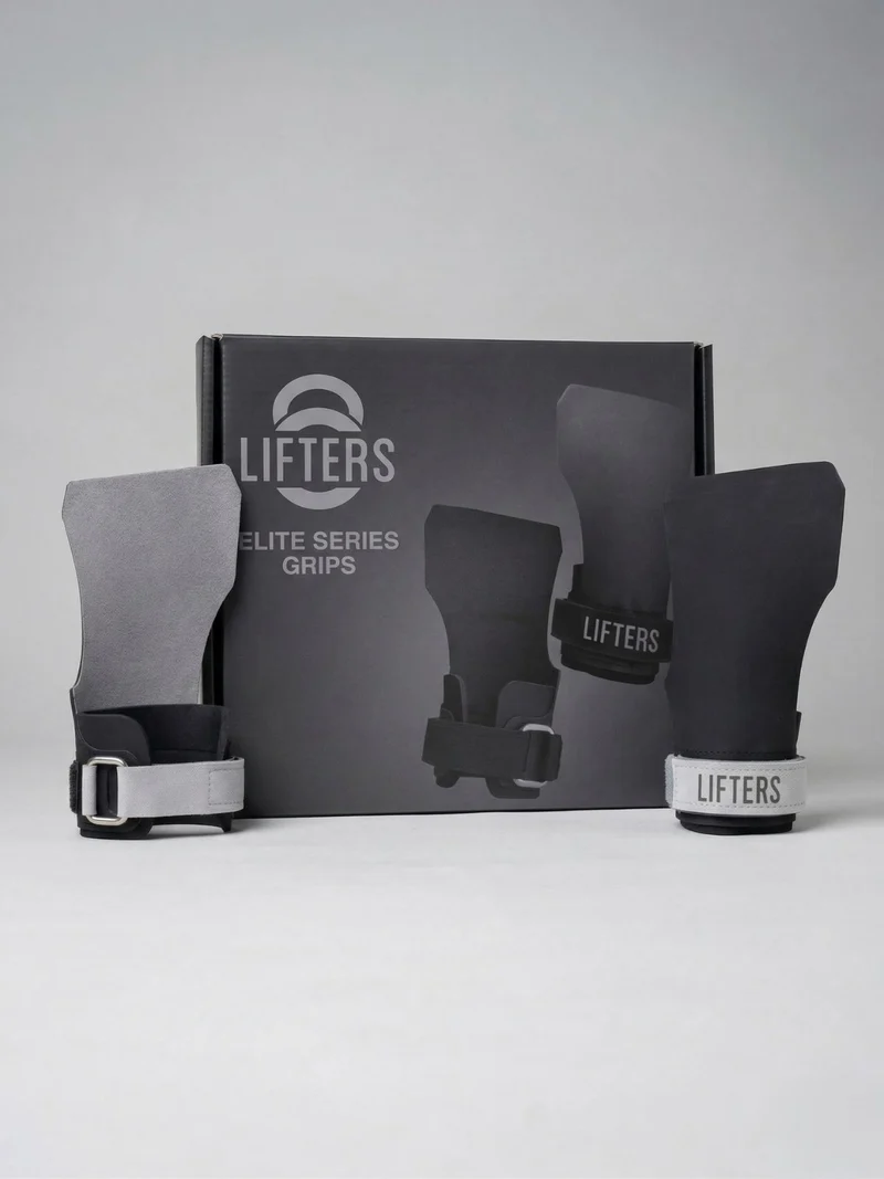 Lifters Grips Elite Series Schwarz Grau