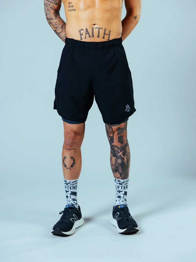 Hybrid 2-in-1 Sport Shorts Regular Cut