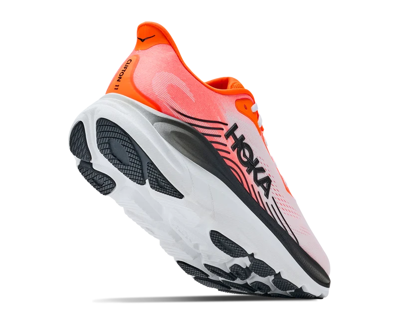 Hoka Clifton 11, Laufschuh, Herren, Neon Tangerine/Frost