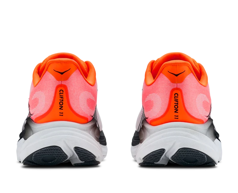 Hoka Clifton 11, Laufschuh, Herren, Neon Tangerine/Frost