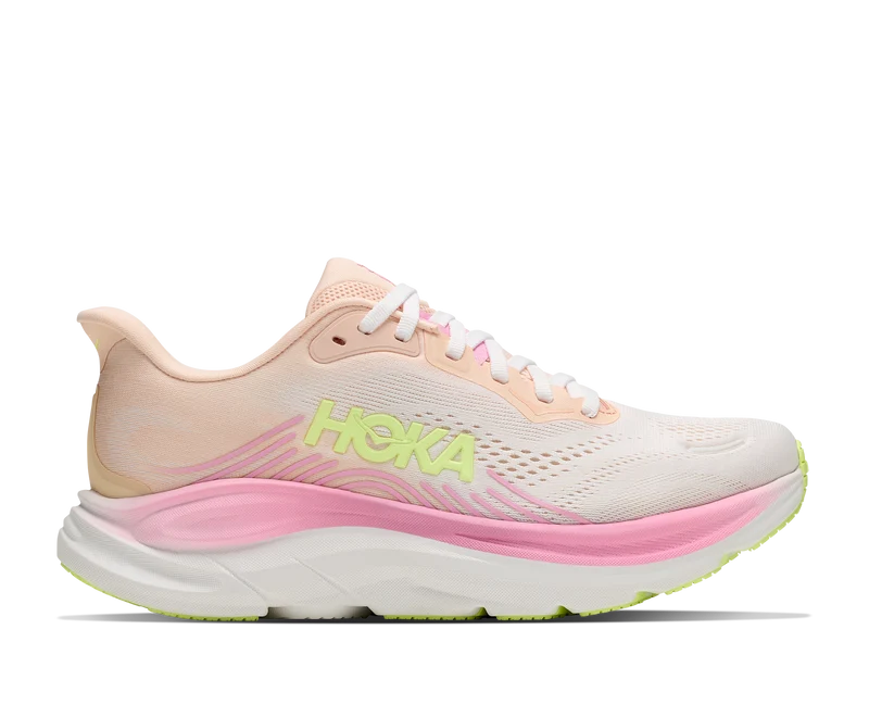 Hoka Clifton 11, Laufschuh, Damen, Tangerine Glow/White