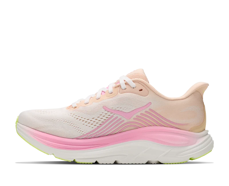 Hoka Clifton 11, Laufschuh, Damen, Tangerine Glow/White
