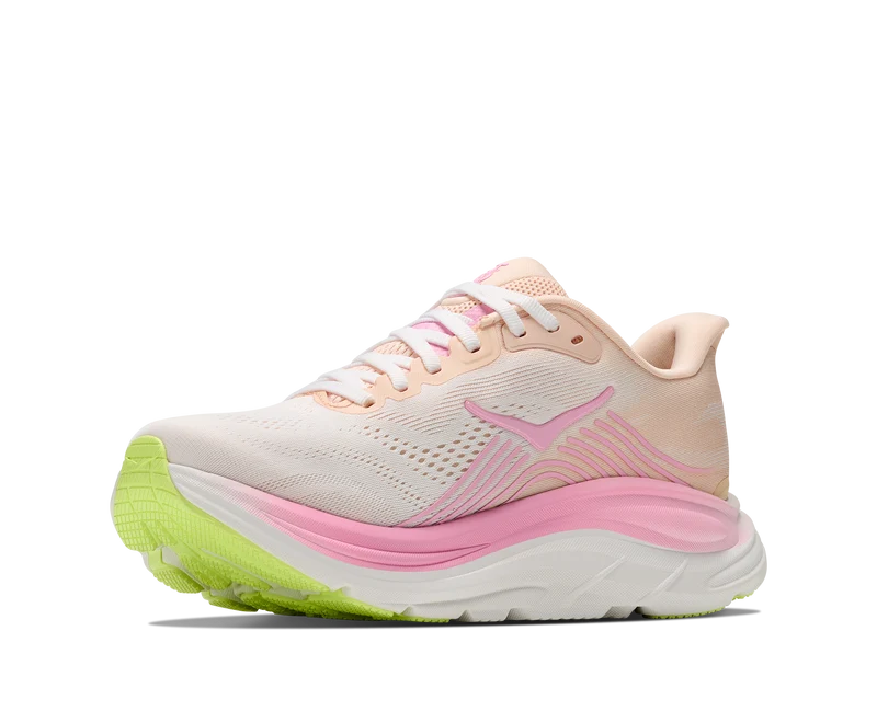 Hoka Clifton 11, Laufschuh, Damen, Tangerine Glow/White