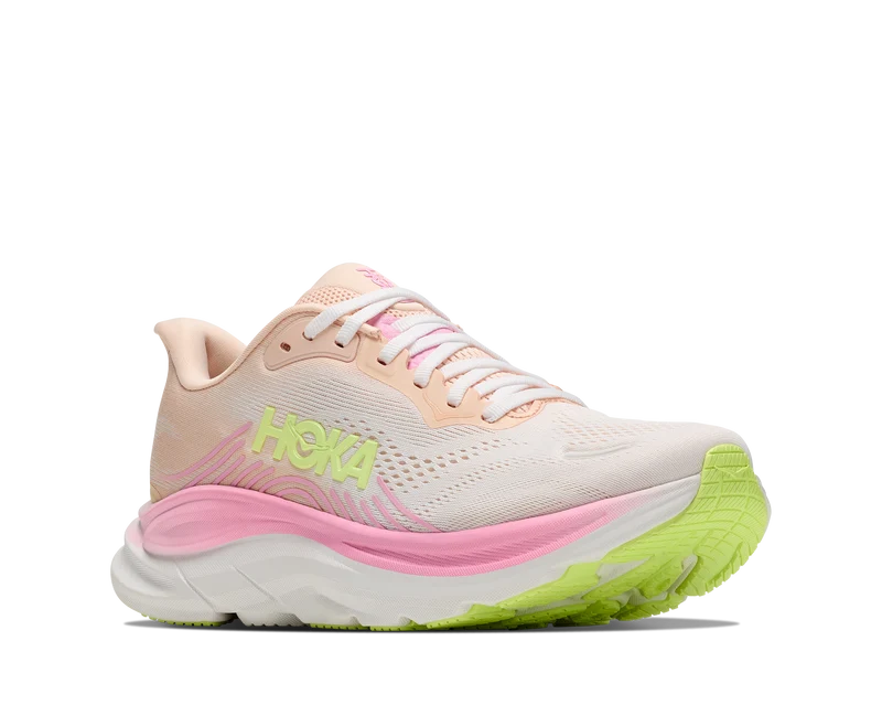 Hoka Clifton 11, Laufschuh, Damen, Tangerine Glow/White