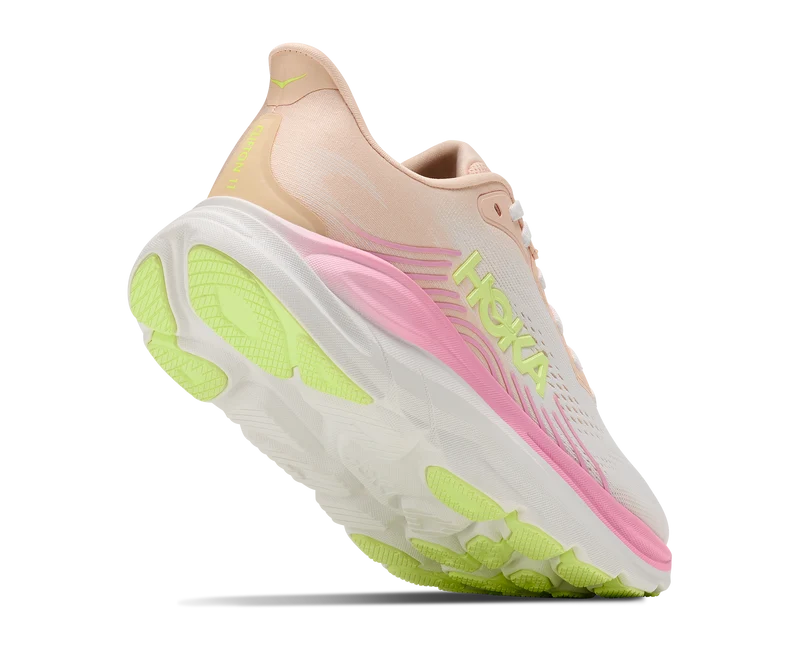 Hoka Clifton 11, Laufschuh, Damen, Tangerine Glow/White