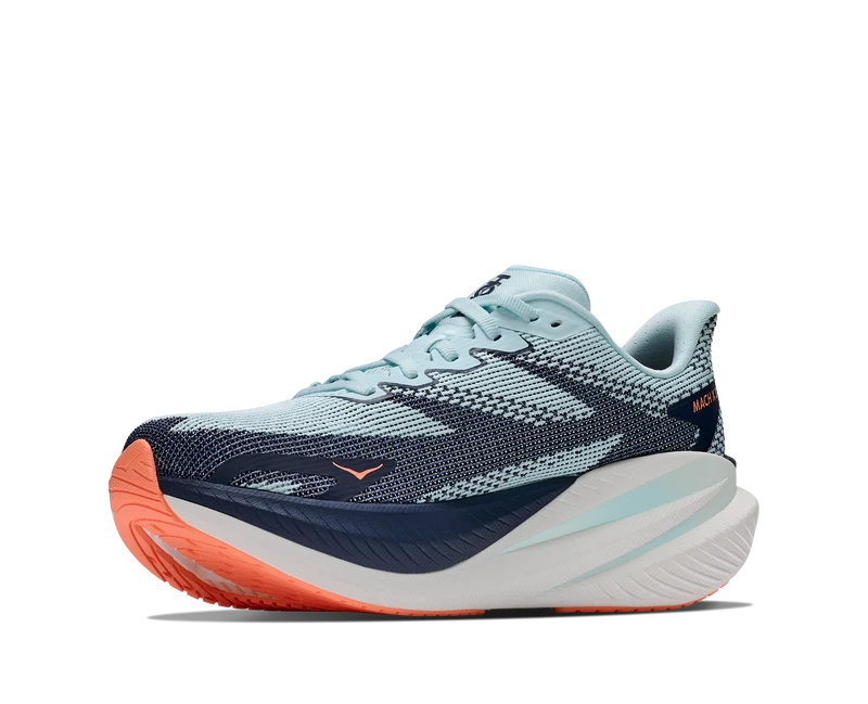 Hoka Mach X 3, Laufschuhe, Damen, Glimmering Blue/Varsity Navy