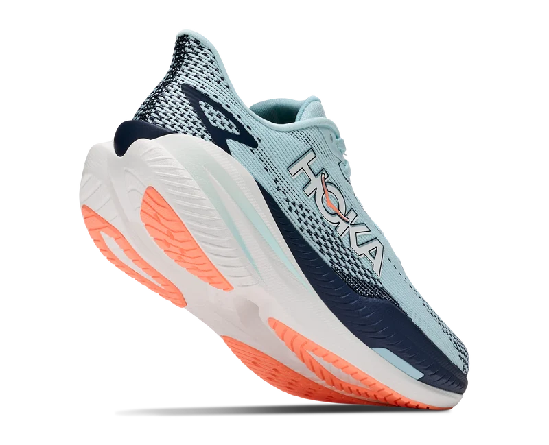 Hoka Mach X 3, Laufschuhe, Damen, Glimmering Blue/Varsity Navy