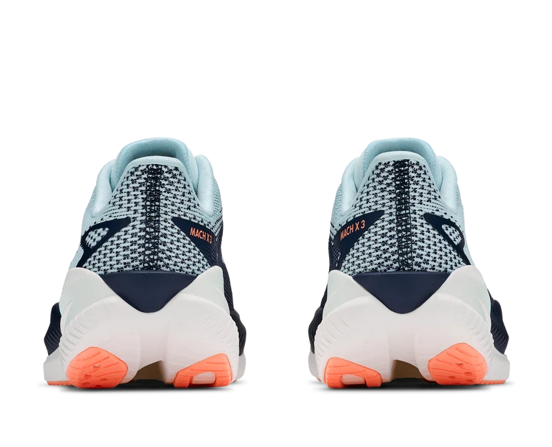 Hoka Mach X 3, Laufschuhe, Damen, Glimmering Blue/Varsity Navy