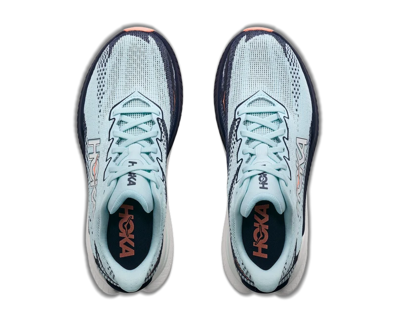 Hoka Mach X 3, Laufschuhe, Damen, Glimmering Blue/Varsity Navy