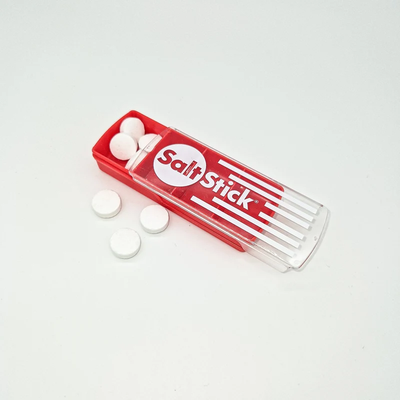 SaltStick Dispenser, Pillendose, rot