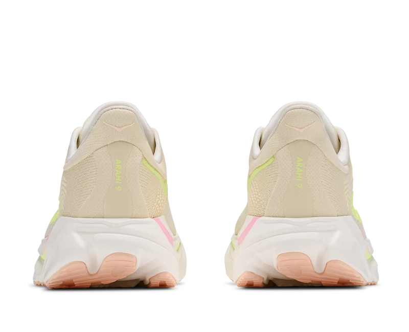 Hoka Arahi 9, Laufschuh, Damen, Vintage Yellow/Alabaster