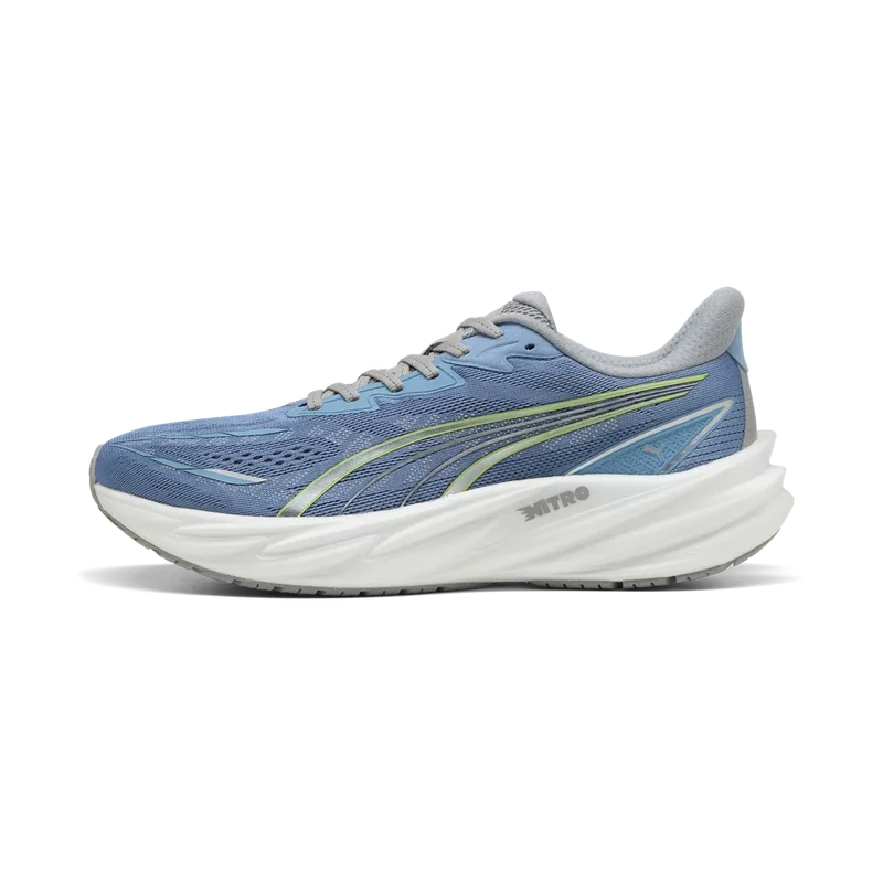 Puma Velocity NITRO™ 5, Laufschuh, Herren, Zen Blue/Sunny Lime