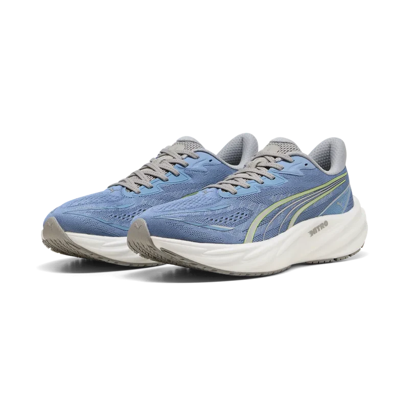 Puma Velocity NITRO™ 5, Laufschuh, Herren, Zen Blue/Sunny Lime