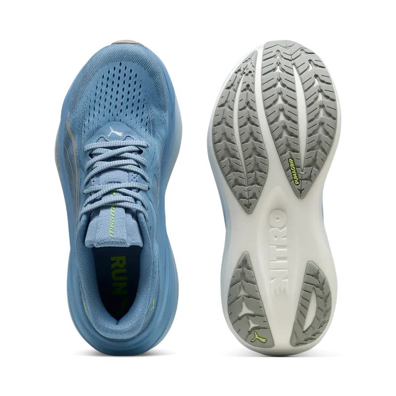 Puma MagMax Nitro 2, Laufschuh, Herren, Zen Blue/Gray Echo
