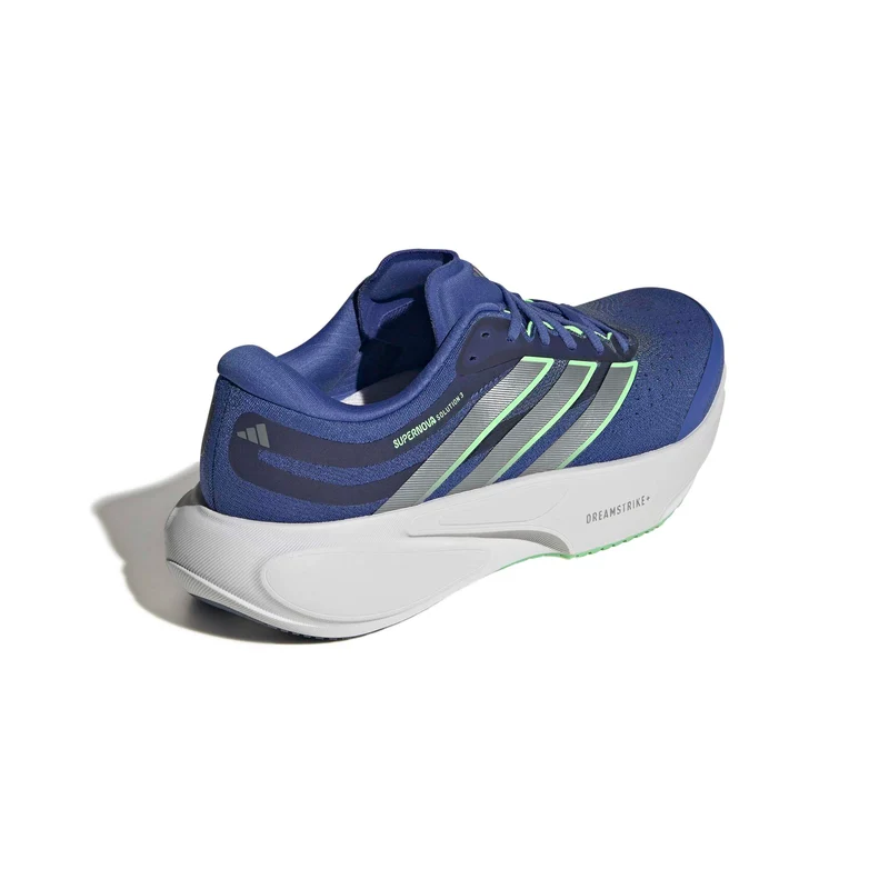 Adidas Supernova Solution 3, Laufschuh, Herren, Dust Blue/Tech Grey Metallic/Lime Burst