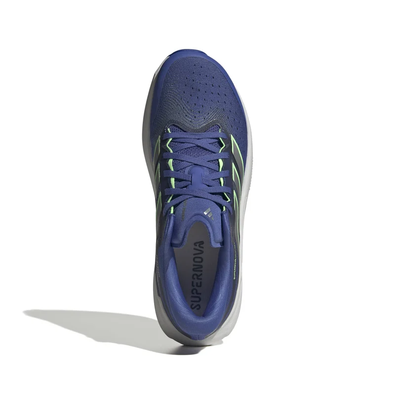 Adidas Supernova Solution 3, Laufschuh, Herren, Dust Blue/Tech Grey Metallic/Lime Burst