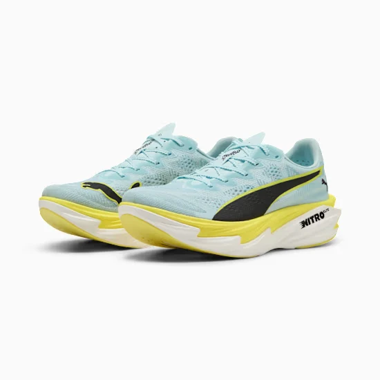Puma Deviate Nitro Elite 4, Laufschuh, Damen, Fresh Water/Lemon Crush/PUMA Black
