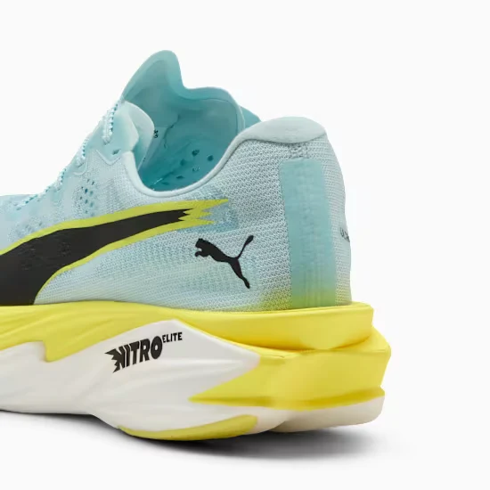 Puma Deviate Nitro Elite 4, Laufschuh, Damen, Fresh Water/Lemon Crush/PUMA Black