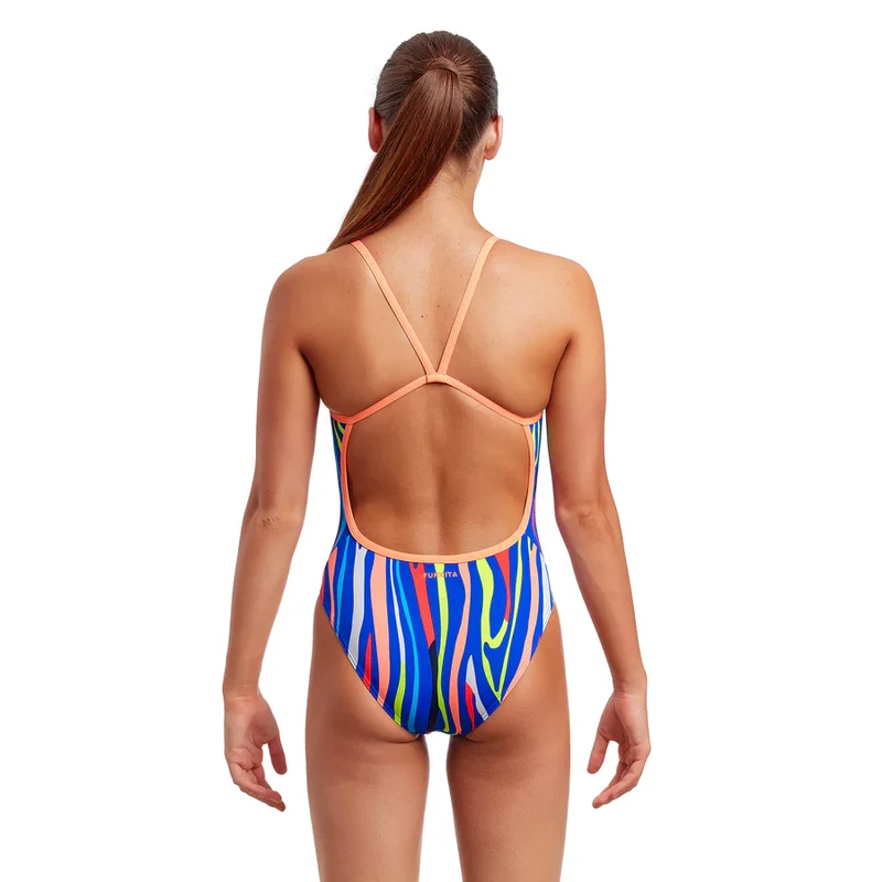 Way Funky Funkita Single Strap One Piece Raw Hide, Badeanzug, Damen