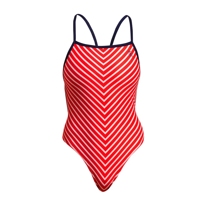 Way Funky Funkita Single Strength One Piece Ruby Fleet, Badeanzug, Damen