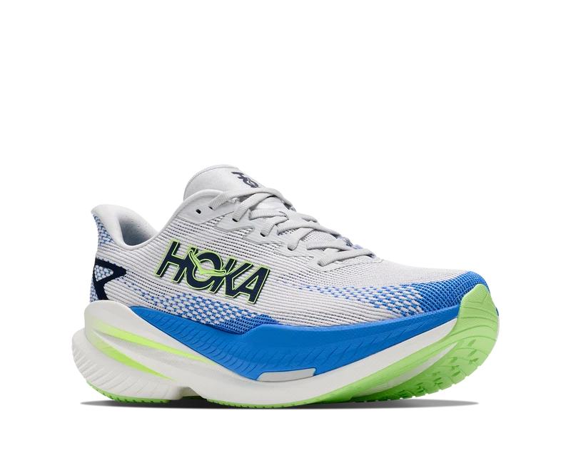 Hoka Mach X 3, Laufschuhe, Herren, Cosmic Grey/Virtual Blue