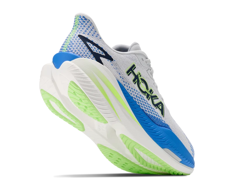 Hoka Mach X 3, Laufschuhe, Herren, Cosmic Grey/Virtual Blue