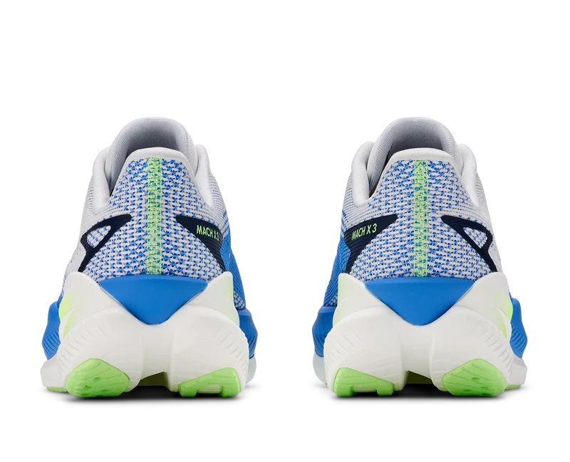 Hoka Mach X 3, Laufschuhe, Herren, Cosmic Grey/Virtual Blue