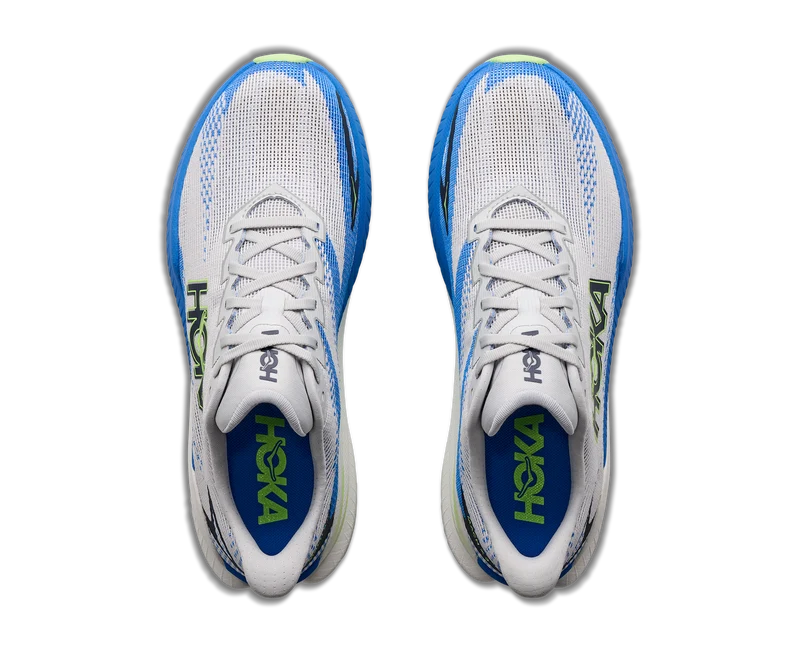 Hoka Mach X 3, Laufschuhe, Herren, Cosmic Grey/Virtual Blue