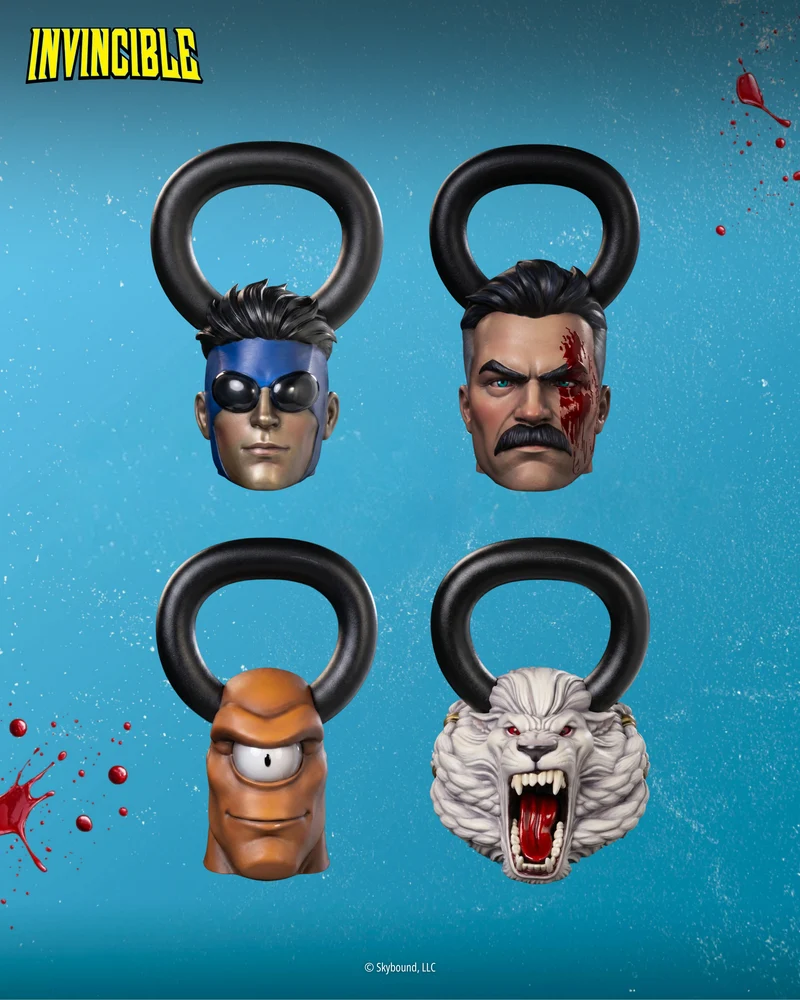 INVINCIBLE® Hand-Painted Kettlebell Collectors Bundle 1 of 10