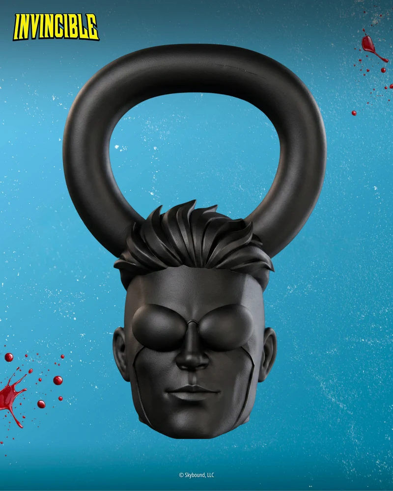 INVINCIBLE® Matte Black Kettlebell 1 of 40 - 30lbs