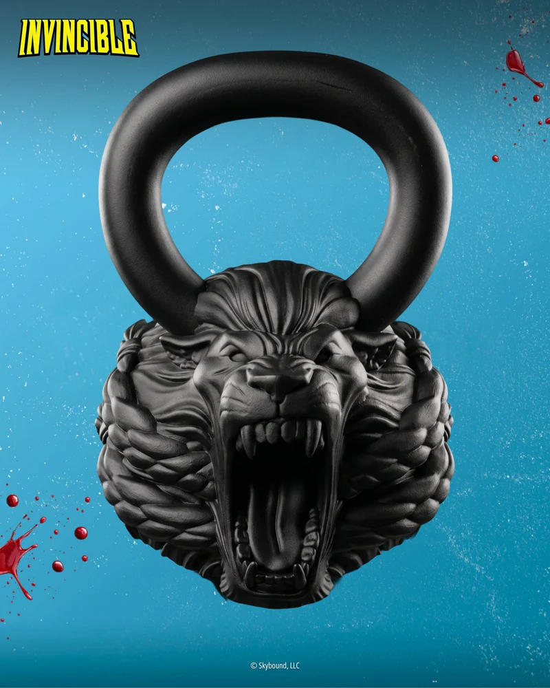 BATTLE BEAST Matte Black Kettlebell 1 of 40 - 60lbs