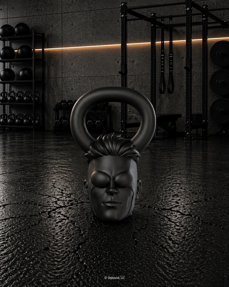 INVINCIBLE® Matte Black Kettlebell 1 of 40 - 30lbs