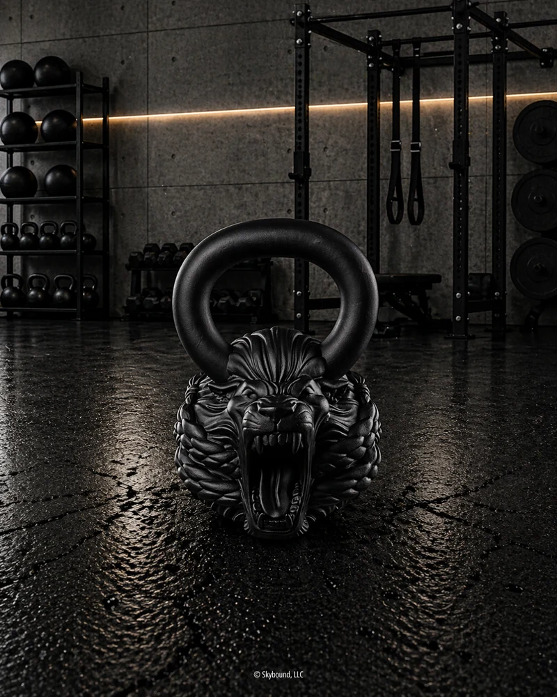 BATTLE BEAST Matte Black Kettlebell 1 of 40 - 60lbs