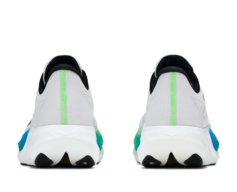 Hoka Rocket X 3, Laufschuh, unisex, Frost/Electric Lime