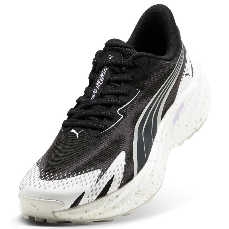 Puma Velocity NITRO™ Trail, Laufschuh, Damen, PUMA Black/Feather Gray/Light Lavender