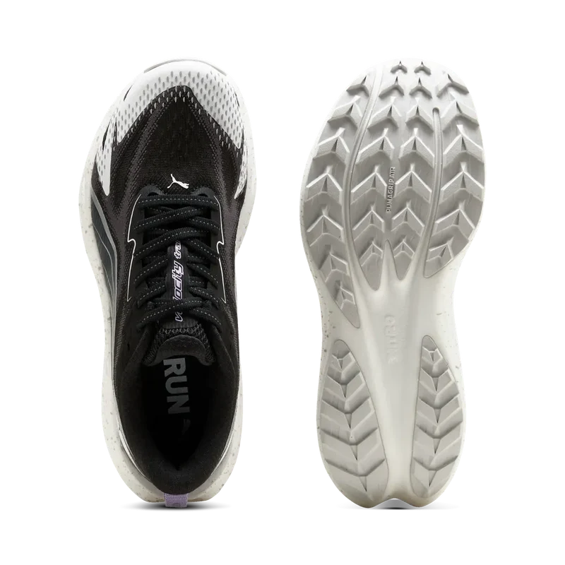Puma Velocity NITRO™ Trail, Laufschuh, Damen, PUMA Black/Feather Gray/Light Lavender