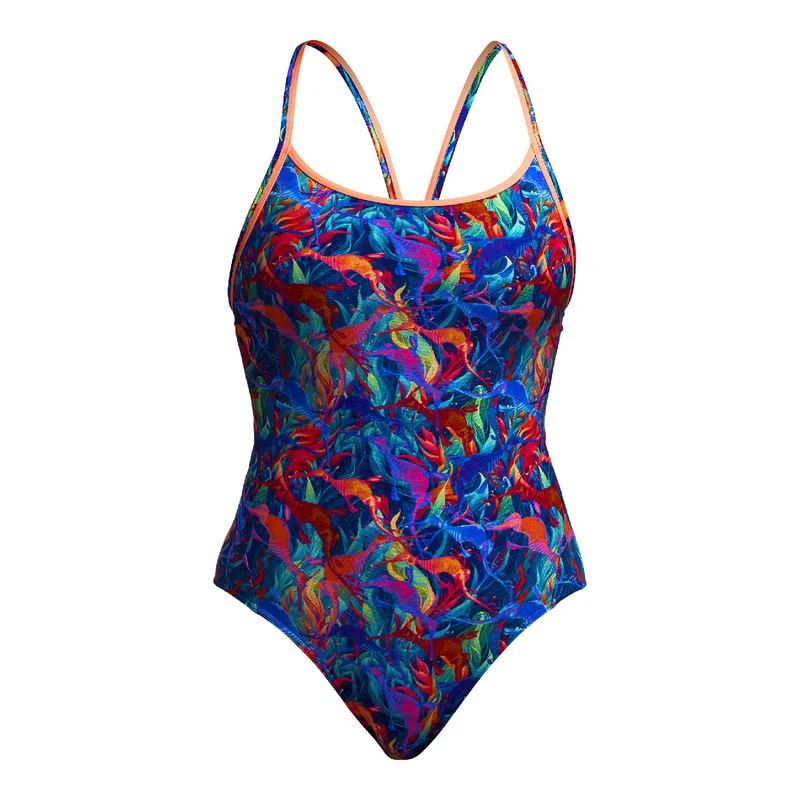 Way Funky Funkita Diamond Back One Piece Weedy One, Badeanzug, Damen